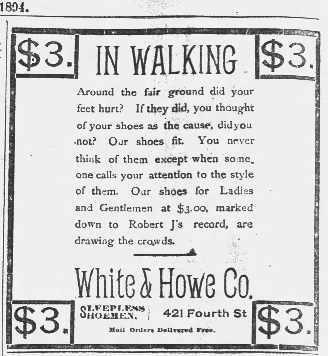 Journal ads from the old days: Oct. 17, 1894